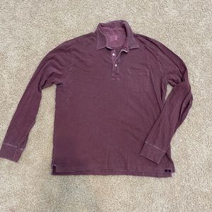 Faherty Long Sleeve Polo